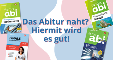 Abbildung verschiedener Produkte für die Abiturvorbereitung