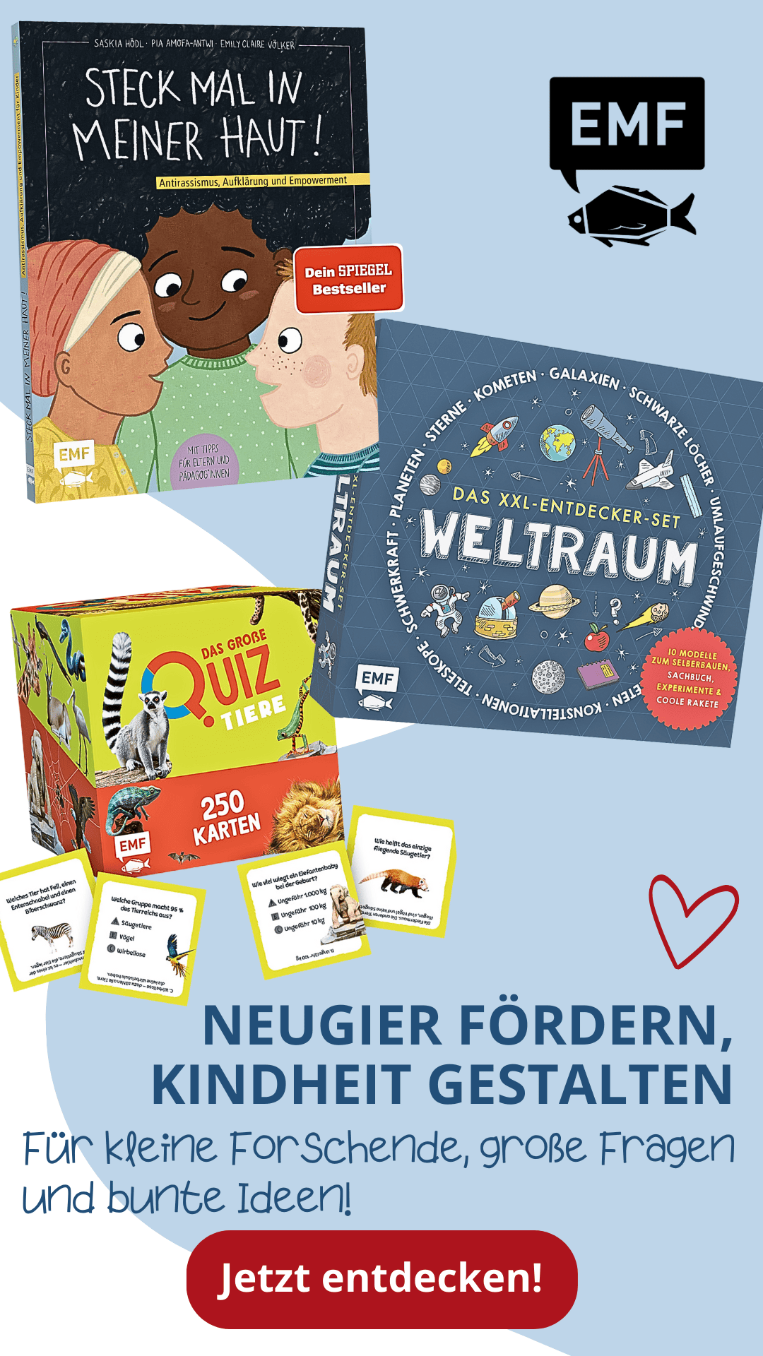 Abbildung verschiedener Produkte von EMF