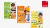 Abbildung verschiedener Bastelbücher von Schubi