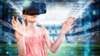 Mädchen  mit VR-Brille
