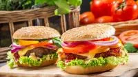 Foto zweier Burger