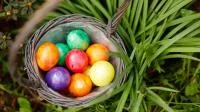 Foto eines Osterkorbes