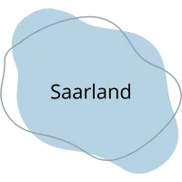 Illustration mit dem Text Saarland