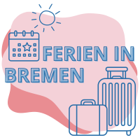 Illustration mit den Worten Ferien in Bremen