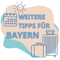 Illustration mit dem Text Weitere Tipps für Bayern