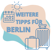 Illustration mit dem Text Weitere Tipps für Berlin