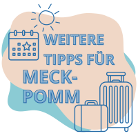 Illustration mit dem Text Weitere Tipps für Mecklenburg-Vorpommern