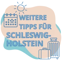 Illustration mit dem Text Weitere Tipps für Schleswig-Holstein