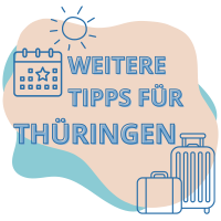 Illustration mit dem Text Weitere Tipps für Thüringen