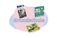 Illustration des Wortes Grundschule mit verschiedenen Produktabbildungen