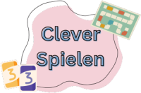 Banner mit Spielbrett und Spielkarten.