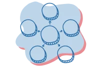 Illustration von einer Mindmap