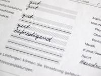 Zeugnis mit Noten